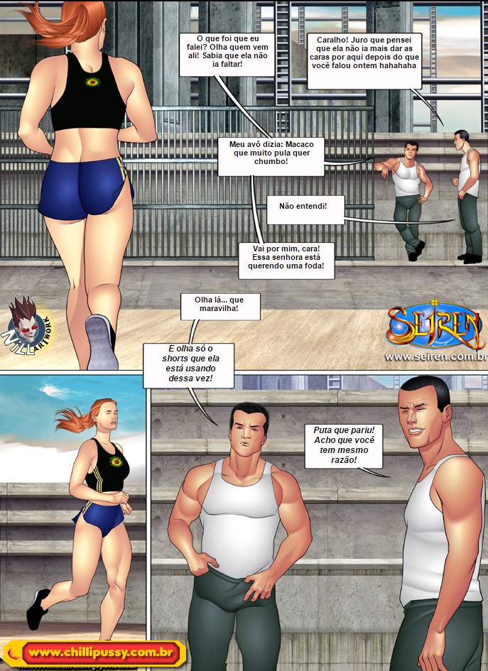 A esportista 2 - quadrinhos eroticos