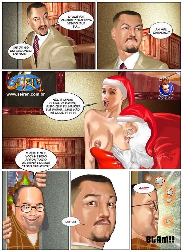 A festa do panetone - quadrinhos eroticos de traição